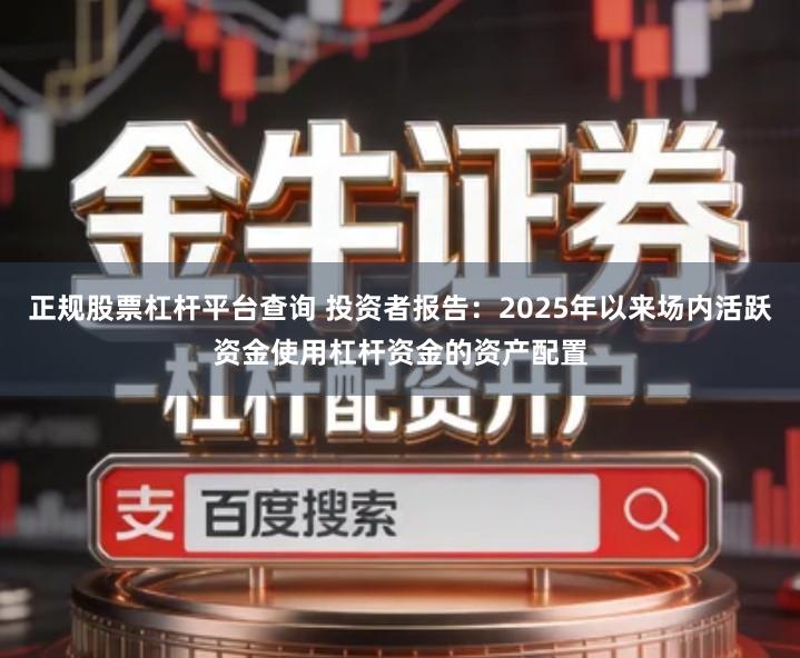 正规股票杠杆平台查询 投资者报告：2025年以来场内活跃资金使用杠杆资金的资产配置