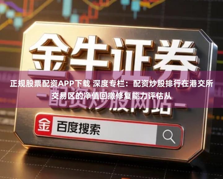 正规股票配资APP下载 深度专栏：配资炒股排行在港交所交易区的净值回撤修复能力评估从